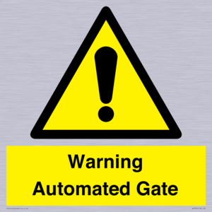 Warning Automated Gate